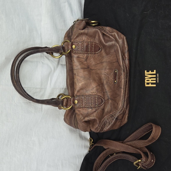 Frye Brown Leather Women's Bag EUC - Picture 14 of 14